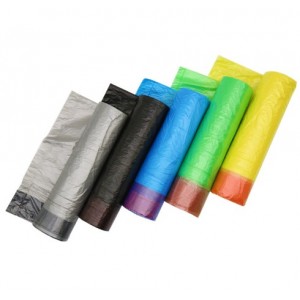 家居抽绳加厚束口pe圾塑料袋垃圾袋大量批发办公室用厨房拉圾袋