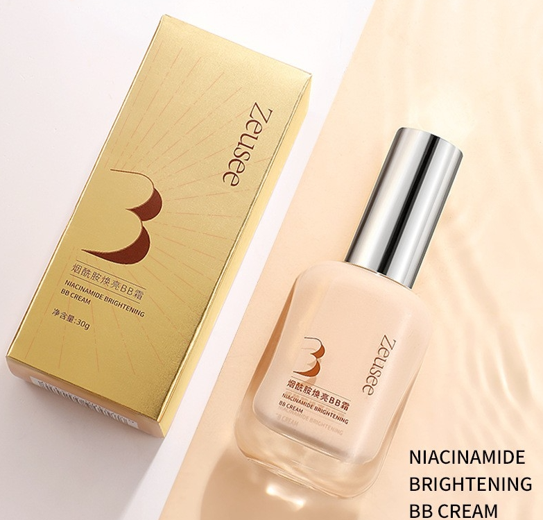 烟酰胺BB霜粉底液油皮遮瑕干皮保湿美容修饰